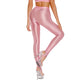 Sexy Glossy Leggings For Women Transparent High Waist
