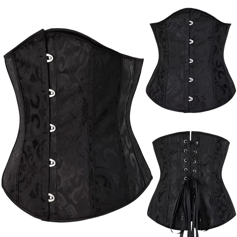 Sexy Corset Top Woman Waist Trainer Gothic Bustier Shapewear