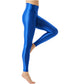 Yoga Pants Leggings Solid Color Glossy Stretchy Athletic Pants