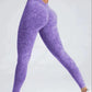 Sports Seamless Leggings Women V-back Waist Tights