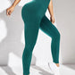 Fashionable Solid Color Butt Lifting Sports Leggings