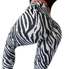 Black White Zebra Printed Leggings