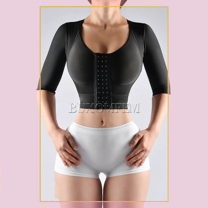 Stylish Shaped Up Shapewear Tops Fashion Front Breasted Seamless Thong Body Shaper