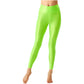 Yoga Pants Leggings Solid Color Glossy Stretchy Athletic Pants