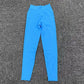 Active V Back Sport Yoga Leggings Women Push Up Gym Suit