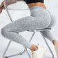 Sports Seamless Leggings Women V-back Waist Tights