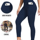Super Soft Sports Leggings With Pockets For Women High Waisted Workout Yoga
