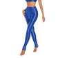 Sexy Glossy Leggings For Women Transparent High Waist