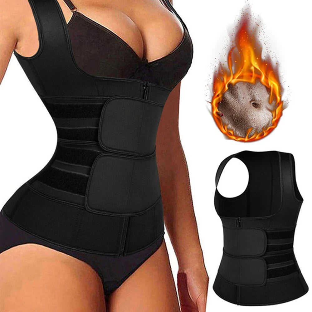 Women Neoprene Waist Trainer Corset Top for Weight Loss