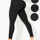 Fashionable Solid Color Butt Lifting Sports Leggings