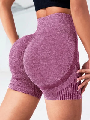 Yoga Leggings Seamless High Elastic High Waist Wear Shorts