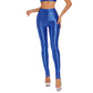 Sexy Glossy Leggings For Women Transparent High Waist
