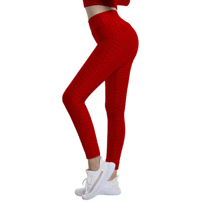 Sexy New Jacquard Anti Cellulite Yoga Pants Fitness Tights
