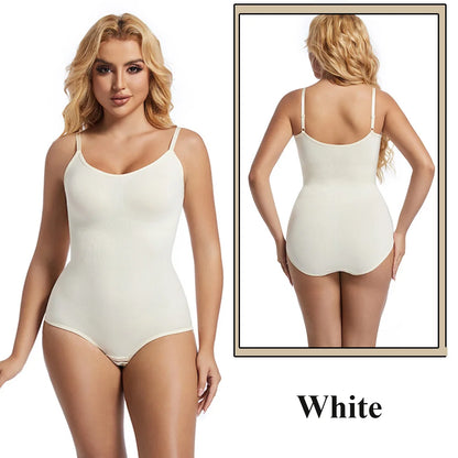 Naisstoo Shapewear bodysuit tummy control hooks crotch
