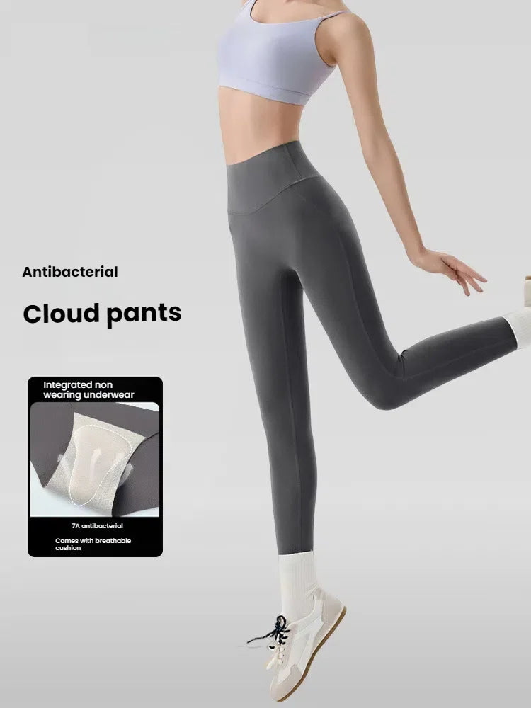 Yoga Leggings for Women to Wear Without Panties Seamless Sports Tights
