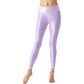 Yoga Pants Leggings Solid Color Glossy Stretchy Athletic Pants
