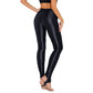 Sexy Glossy Leggings For Women Transparent High Waist