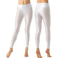 Yoga Pants Leggings Solid Color Glossy Stretchy Athletic Pants
