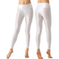 Yoga Pants Leggings Solid Color Glossy Stretchy Athletic Pants