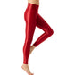 Yoga Pants Leggings Solid Color Glossy Stretchy Athletic Pants