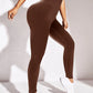 Fashionable Solid Color Butt Lifting Sports Leggings