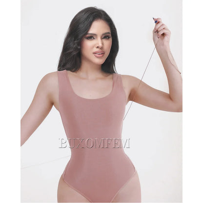 Back Strap Seamless Compression Shapewear Shaped Up Adjustable Girdle