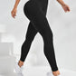 Fashionable Solid Color Butt Lifting Sports Leggings