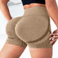 Yoga Leggings Seamless High Elastic High Waist Wear Shorts