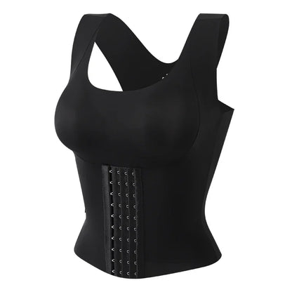 3-in-1 Waist Buttoned Bra Shapewear