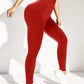 Fashionable Solid Color Butt Lifting Sports Leggings