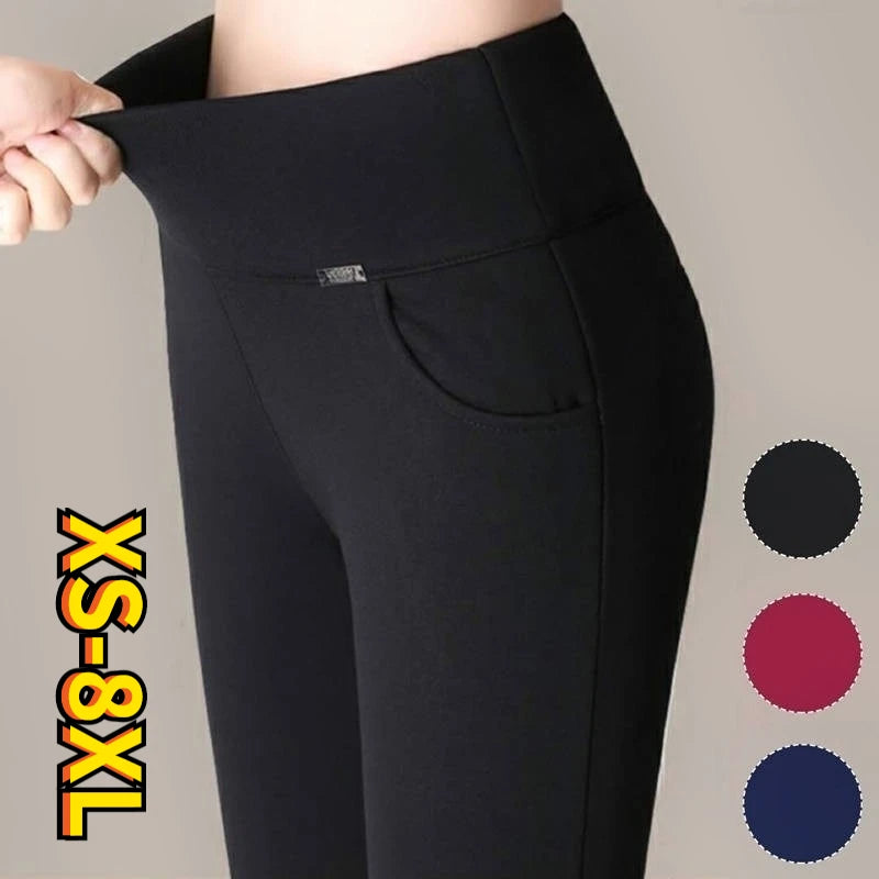 Solid Loose High Waist Long Leggings