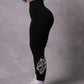 Darc Women Sports Leggings Wolf Logo