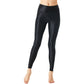 Yoga Pants Leggings Solid Color Glossy Stretchy Athletic Pants
