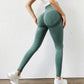 Fitness Women Sport Seamless Leggings High Waist Elastic Solid Yoga Leggings