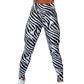 Black White Zebra Printed Leggings