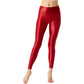 Yoga Pants Leggings Solid Color Glossy Stretchy Athletic Pants