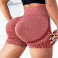 Yoga Leggings Seamless High Elastic High Waist Wear Shorts