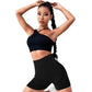 Yoga Leggings Seamless High Elastic High Waist Wear Shorts