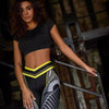 New Sports Printed Yoga Leggings Hip Lift High Waist Colorful Leggings