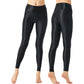 Yoga Pants Leggings Solid Color Glossy Stretchy Athletic Pants