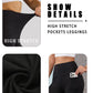 Super Soft Sports Leggings With Pockets For Women High Waisted