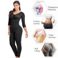 Fajas Colombianas Women Side Zipper Long Sleeves Full Body Shapewear