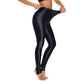 Sexy Glossy Leggings For Women Transparent High Waist