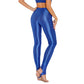 Sexy Glossy Leggings For Women Transparent High Waist