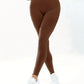 Fashionable Solid Color Butt Lifting Sports Leggings