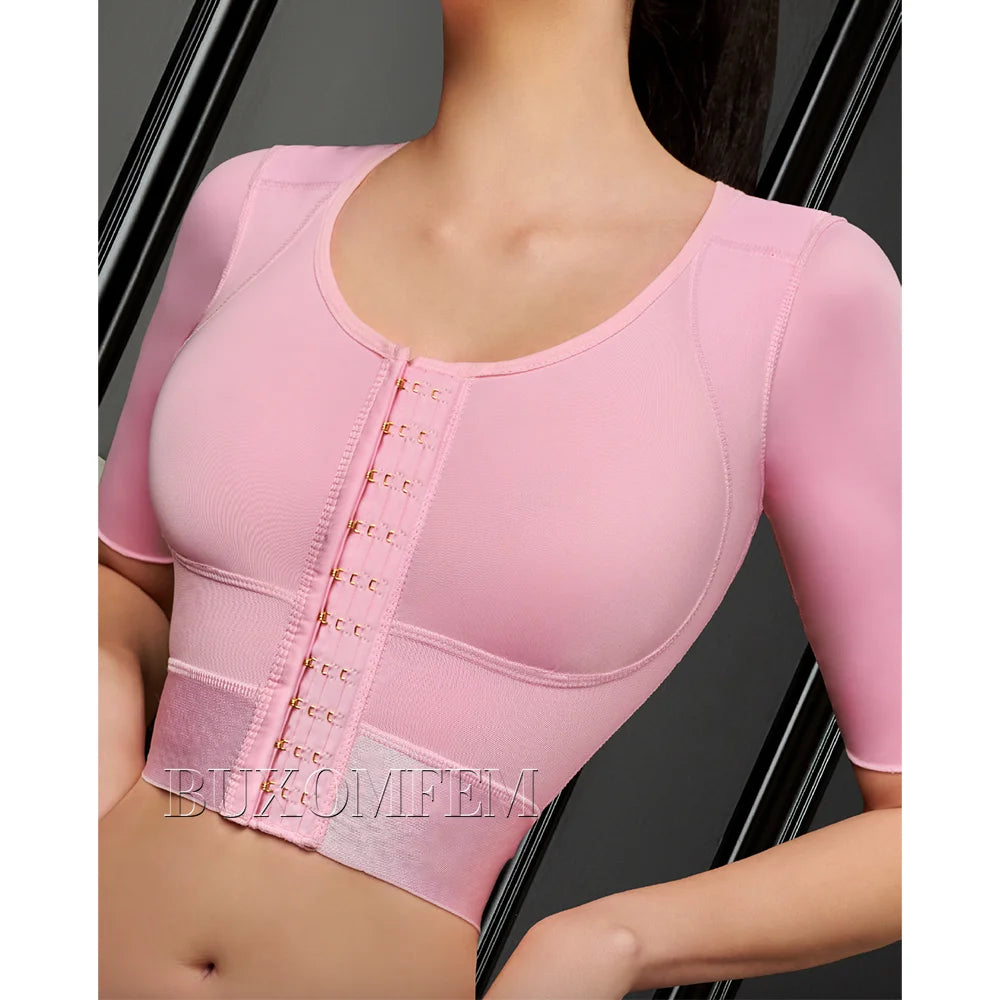 Stylish Shaped Up Shapewear Tops Fashion Front Breasted Seamless Thong Body Shaper