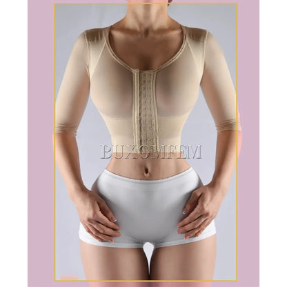 Stylish Shaped Up Shapewear Tops Fashion Front Breasted Seamless Thong Body Shaper
