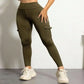 Solid Color Leggings High Waisted Fitness Legings Yoga Pants