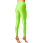 Yoga Pants Leggings Solid Color Glossy Stretchy Athletic Pants