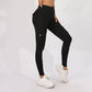 Solid Color Leggings High Waisted Fitness Legings Yoga Pants